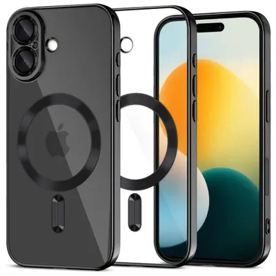 Zdjęcie produktu dla Etui Tech-Protect Magflex Magsafe Na Iphone 17 - Przezroczysto-Czarne