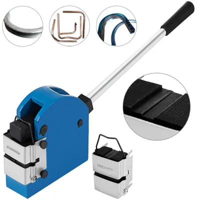 Obrázek produktu pro Ohýbačka úhelníků 65 x 160 x 140 mm - Ohýbačka úhelníků z hliníku a ocelových plechů 1,5 mm a 1,2 mm - Ruční ohýbačka - 16 měřidel