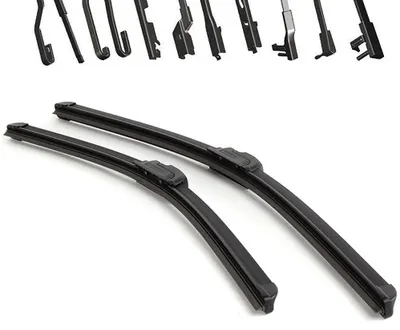 2x ULTRA / FLAT Scheibenwischer Wischerblatt GELENKLOS + EASY-CLIP in 550/450mm – Produktansicht