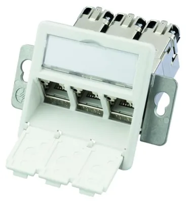 Productafbeelding van Telegärtner J00020A0512: RJ-45 connector voor telefoon, antenne of stopcontact (J00020A0512)
