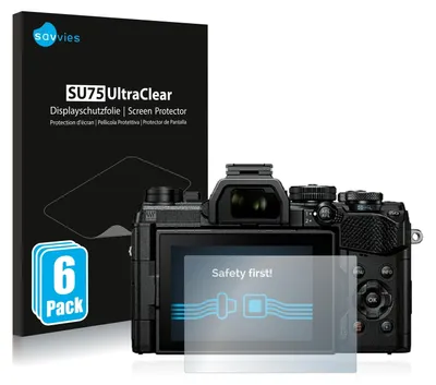 Produktbild von 6x Für Olympus OM System OM-5 Schutzfolie Savvies Displayschutz Display Schutz Folie Klar Transparent