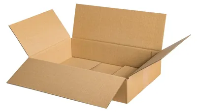 Produktbild von 25x Faltkarton 350x250x80mm (Außenmaß) für DHL-Kleinpaket 1-wellig braun