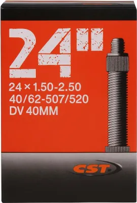 Zdjęcie produktu dla CST Dętka rowerowa 24x1,50-2,50" 40/62-507/520 DV 40 mm
