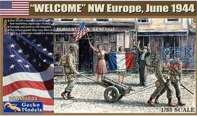 Obrázok produktu pre Modely Gecko 35GM0044 „WELCOME“ Severozápadná Európa, jún 1944