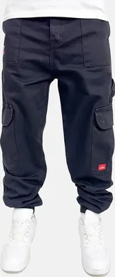 Produktbild von DADA Supreme Worker Cargo Jeans mit Patches und Cut-Off Style Größe: 38W