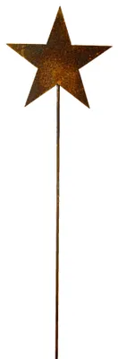 Produktbild von Rost Gartenstecker Stern 112 cm Edelrost Gartendeko Sterne Gartendekoration Stab