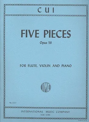 Produktbild von 5 Pieces op.56 for flute, violin and piano