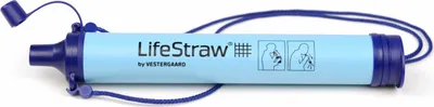 Produktbild von LifeStraw Personal Wasserfilter-Trinkhalm für Outdoor, Wandern versch. Farben Farbe: Blau