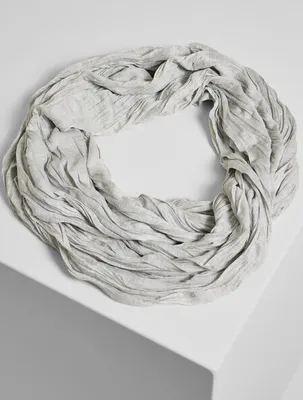 Obrázek produktu pro Šál Urban Classics Wrinkle Loop Scarf lightgrey - UNI