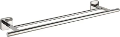Produktbild von WENKO Badetuchstange Duo Mod. Mezzano, Handtuchstange aus rostfreiem Edelstahl
