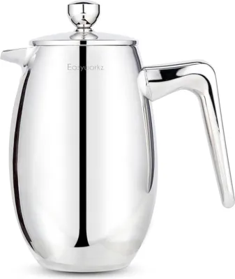 Image de Easyworkz Nando French Press 350ml Acier inoxydable double paroi Isolé Thermo-cafetière