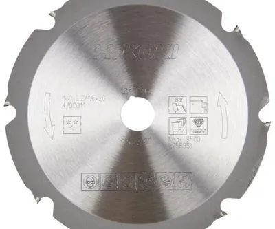 Image de HiKOKI Lame de scie diamant PCD 210x30 mm Z12 pour panneaux fibro-ciment et plâtre