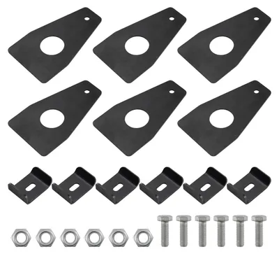Zdjęcie produktu dla Uniwersalne uchwyty do bagażnika dachowego 6 cali – mocowania do rynny dachowej Roof Rack Gutter Mount