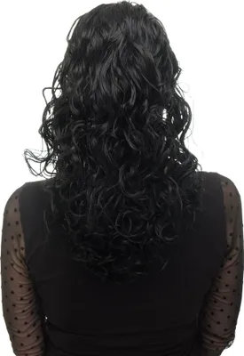 Produktbild von WIG ME UP Haarteil Zopf Schwarz Locken NC002-1
