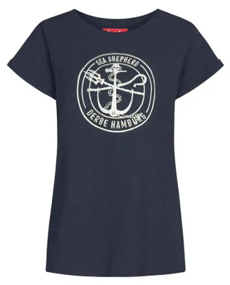 Produktbild von DERBE HAMBURG JF BARBE MONO GOTS iC Damen T-Shirt Sea Shepherd