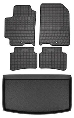 Immagine prodotto di Tappetini gomma SolidPRO + bagagliaio per Kia Stonic 2017- 5 pezzi