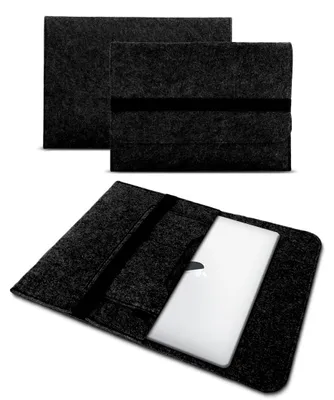 Produktbild von Sleeve Hülle Tasche für Apple Macbook Air Filz Cover Case 13,3 Zoll dunkelgrau