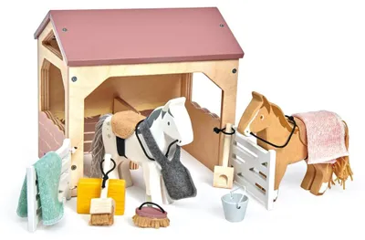 Obrázek produktu pro Tender Leaf Toys The Stables, 3 rok/roky, Vícebarevný, Dřevo