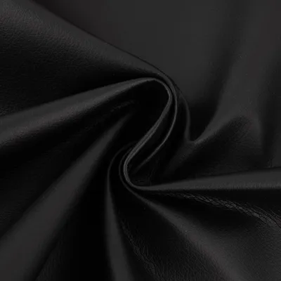 Produktbild von Kunstleder Meterware Polsterkunstleder Kreativleder schwarz 140cm