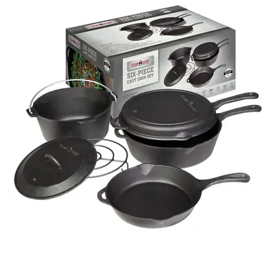 Produktbild von Camp Chef 6-teiliges Gusseisen-Set