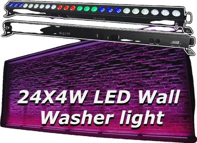 Obrázok produktu pre YUER DMX LED wallwasher, 24X4W RGBW, výkon 100W, zástrčka EÚ