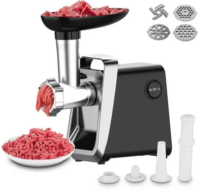 Image de Hachoir à viande électrique - Acier - 750 W - Max Power - Appareil ménager