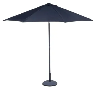 Obrázek produktu pro Lifetime Zahradní slunečník Velký slunečník na balkon a terasu ⌀300 x 300 cm Obdélníkový plážový slunečník Slunečník bez podstavce Černý