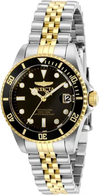 Immagine prodotto di Invicta Pro Diver 29189 Orologio da Donna - Movimento al Quarzo - Acciaio Inossidabile con Quadrante Nero - 34 mm