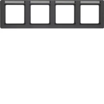 Produktbild von Berker 10246016, Anthrazit, Duroplast, Schraubenlos, Berker, Q.1, IP20