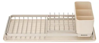 Produktbild von Brabantia 252006, Abtropfer, Rack, Tisch, Geschirrspülmittel, Beige, Aluminium