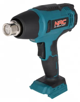 NAC Akku-Heißluftpistole HG-LI-20V 20 V mit Zubehör