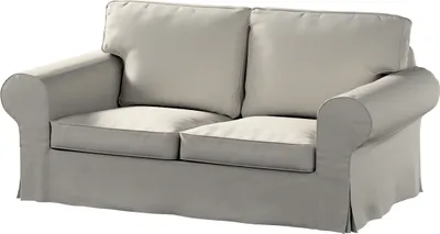 Produktbild von Dekoria Bezug für Ektorp 2-Sitzer Sofa nicht ausklappbar, grau, Sofabezug für  Ektorp 2-Sitzer nicht ausklappbar