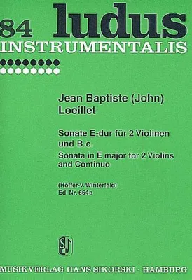 Produktbild von Sonate E-Dur für 2 Violinenund Bc