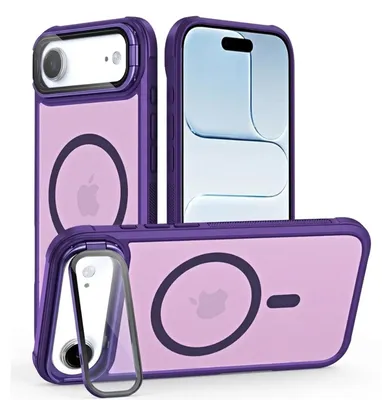Obrázek produktu pro Ochranné pouzdro pro iPhone Air, kompatibilní s MagSafe, sklopným stojánkem a ochranným sklem pro fotoaparát