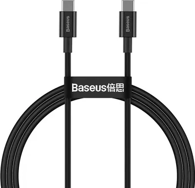 Obrázok produktu pre Kabel Baseus CATYS-B01 USB-C - USB-C PD QC FCP 100W 5A 480Mb/s 1m - czarny