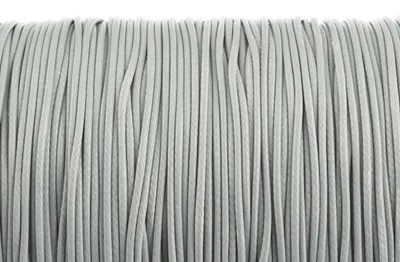 Produktbild von Vintageparts Polyesterkordel gewachst hellgrau geflochten 1mm 10m