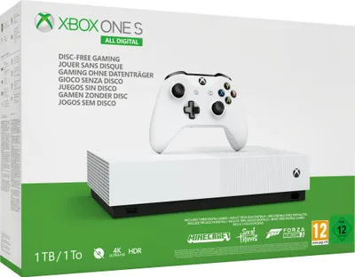Obrázek produktu pro Microsoft Xbox One S + Minecraft + Sea of Thieves + Fortnite Battle Royale, Xbox One S, Bílá, 8192 MB, DDR3, AMD Jaguar, HDD