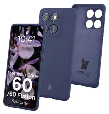 Produktbild von Bizon Soft Case Motorola Edge 60 Fusion / 60 dunkelblau