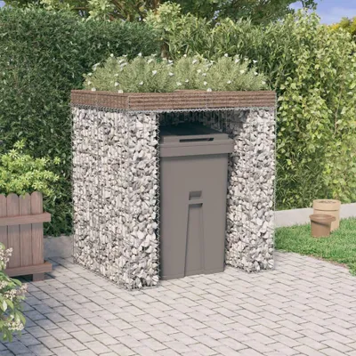 Immagine prodotto di Cassonetto in gabbioni 110x91x120 cm Ferro zincato
