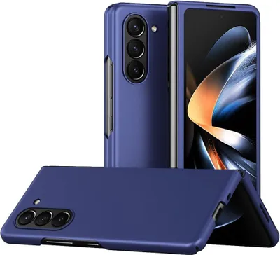 Produktbild von König Design Hülle kompatibel mit Kunststoff Soft Handyhülle - Handy Case Blau