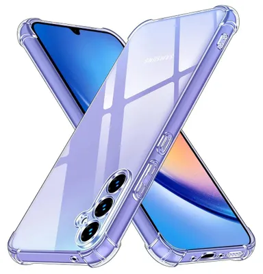 Produktbild von Techsuit Shockproof Back Cover Hülle für Samsung Galaxy A34 - Transparent
