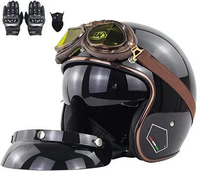 Immagine prodotto di Casco integrale per moto con visiera e chiusura regolabile