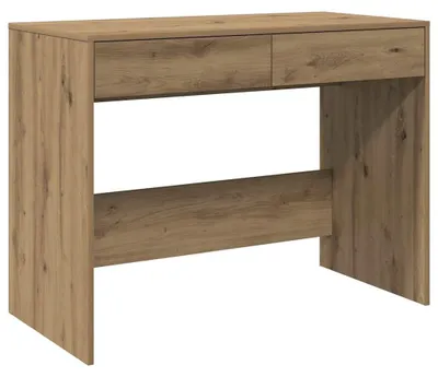Image de vidaXL Bureau Artisan-Chêne 101x50x76,5 cm Bois composite