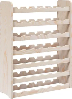 Obrázek produktu pro vidaXL Stojan na víno 67,5x25x87 cm z masivního borovicového dřeva