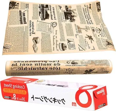 Immagine prodotto di Rotolo di carta per hamburger da 8 m: resistente al grasso, per panini e hamburger