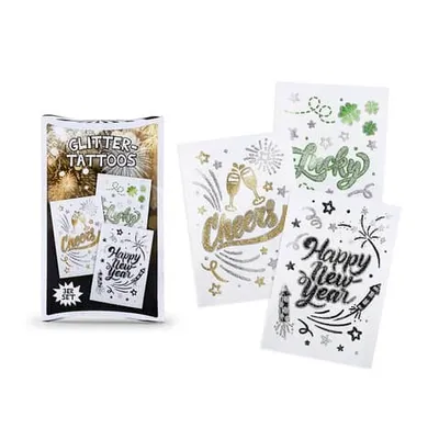 Produktbild von Trendhaus Glitzer-Tattoos 3er Set 0 0 STK