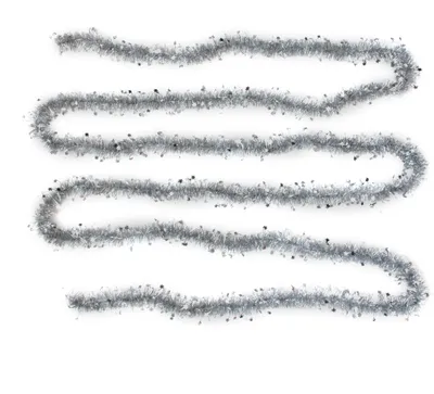 Produktbild von Girlande Sternenkette Doxa Silber Ø 80 mm x 6 m