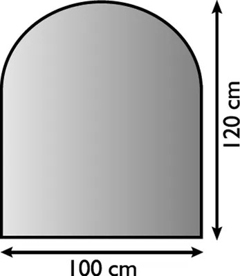Produktbild von Metallunterlagsplatten für Kaminöfen