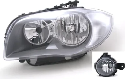 Produktbild von Scheinwerfer passend für BMW 1er E81 E82 E87 E88 07-09 H7 H7 Li. + Nebel 63117193387 7193387 63176924655 6924655 Johns
