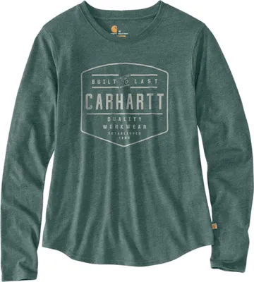 Produktbild von Carhartt Damen Longsleeve Shirt Lockhart Graphic , Balsam - Grün, L